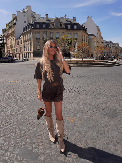 T-shirt Alix marron