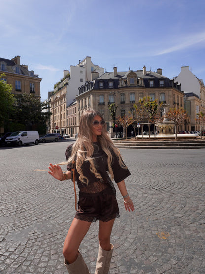 T-shirt Alix marron