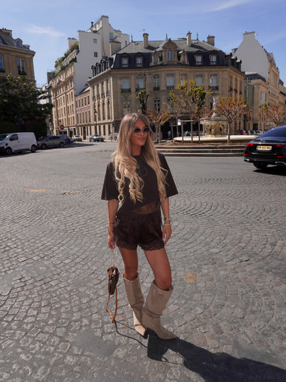 T-shirt Alix marron
