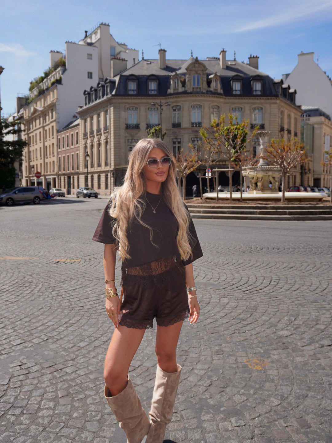 T-shirt Alix marron