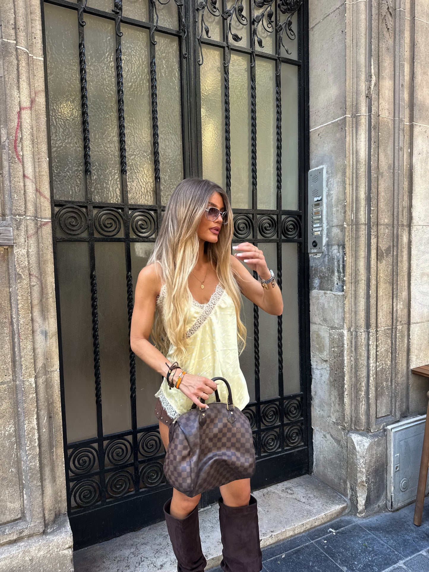 Debardeur Vanille Jaune
