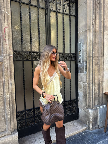 Debardeur Vanille Jaune