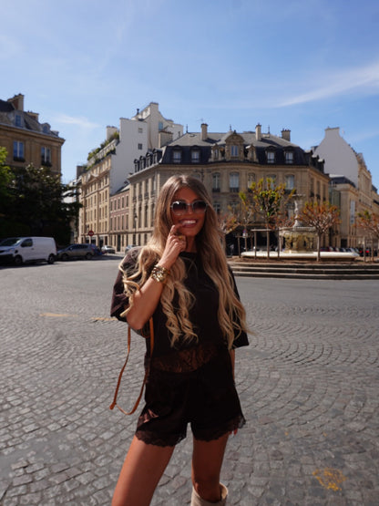 T-shirt Alix marron