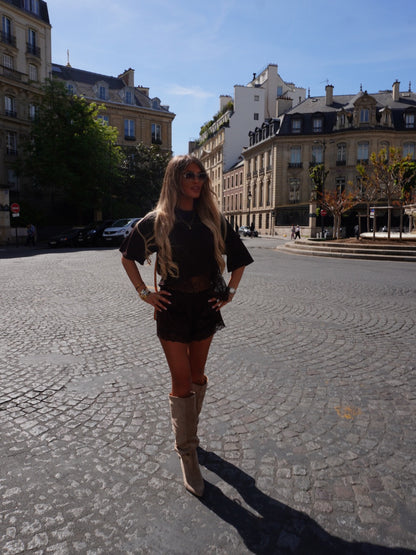 T-shirt Alix marron