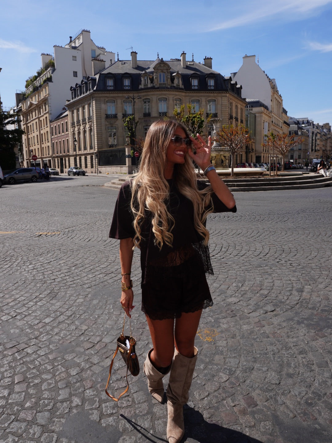 T-shirt Alix marron